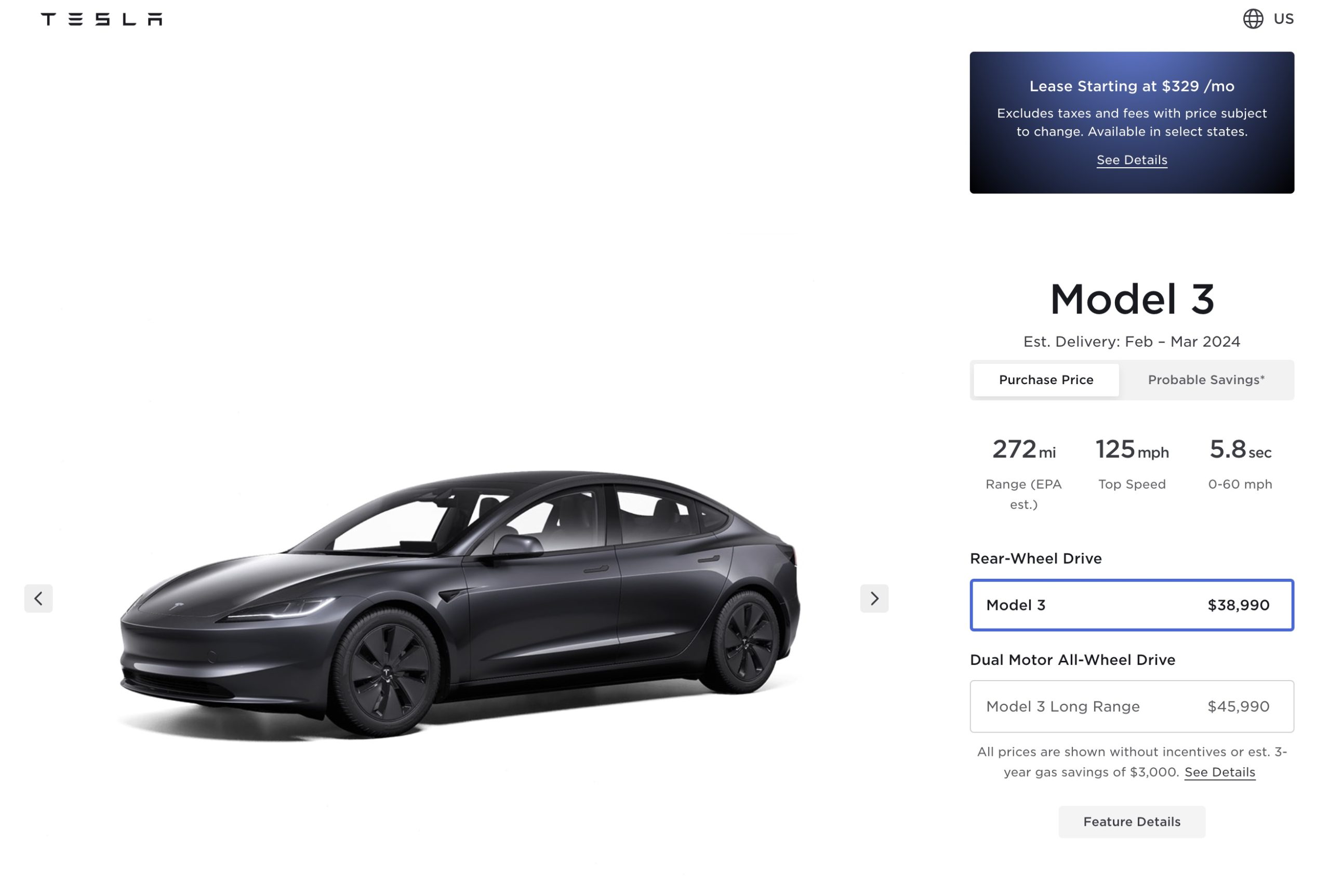 Tesla model deals 3 leasing deals