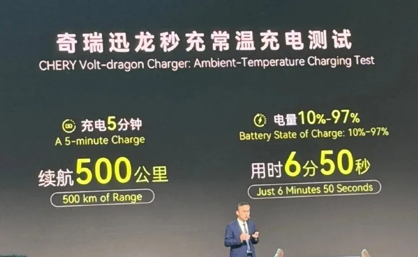 ผลการทดสอบระบบชาร์จ Chery Volt-dragon