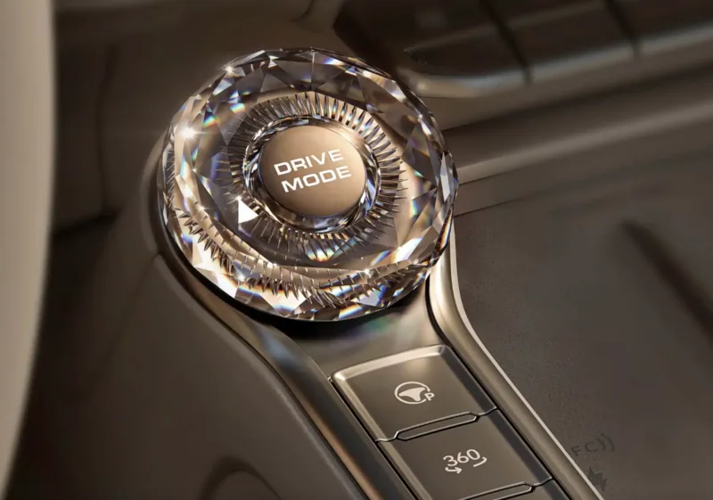 ปุ่มหมุน Drive Mode หัวคริสตัล Dongfeng M-Hero X700