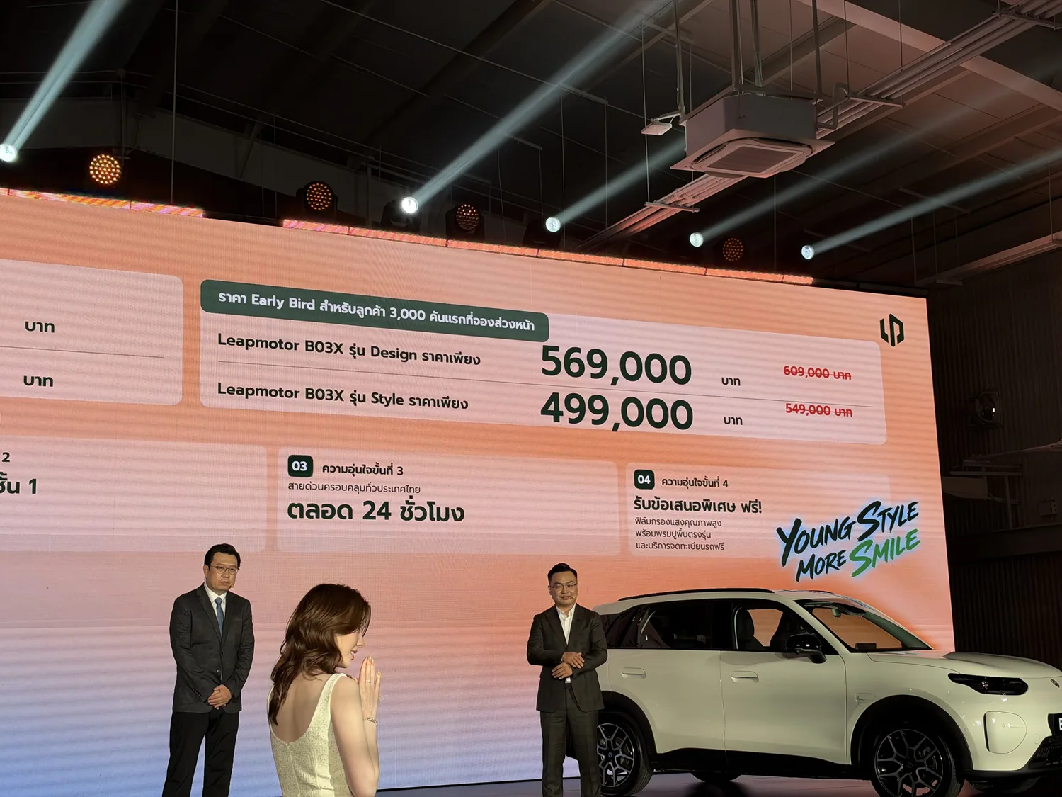 ราคาโปรโมชัน Early Bird ของ Leapmotor B03X
