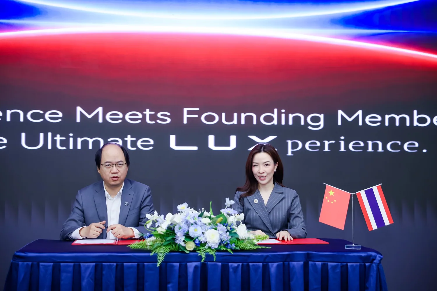 พิธีลงนามบันทึกข้อตกลงผู้แทนจำหน่าย LUXEED ในไทย