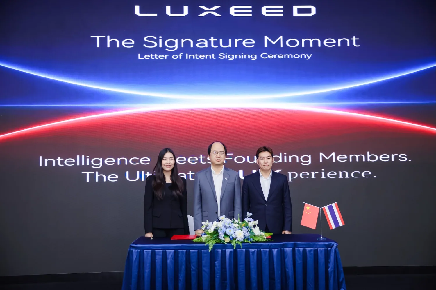 พิธีลงนามหนังสือแสดงเจตจำนงแต่งตั้งผู้จำหน่าย LUXEED