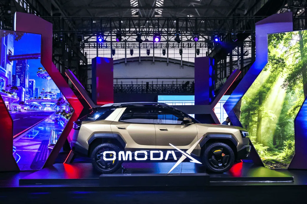 มุมมองด้านข้างของ OMODA X