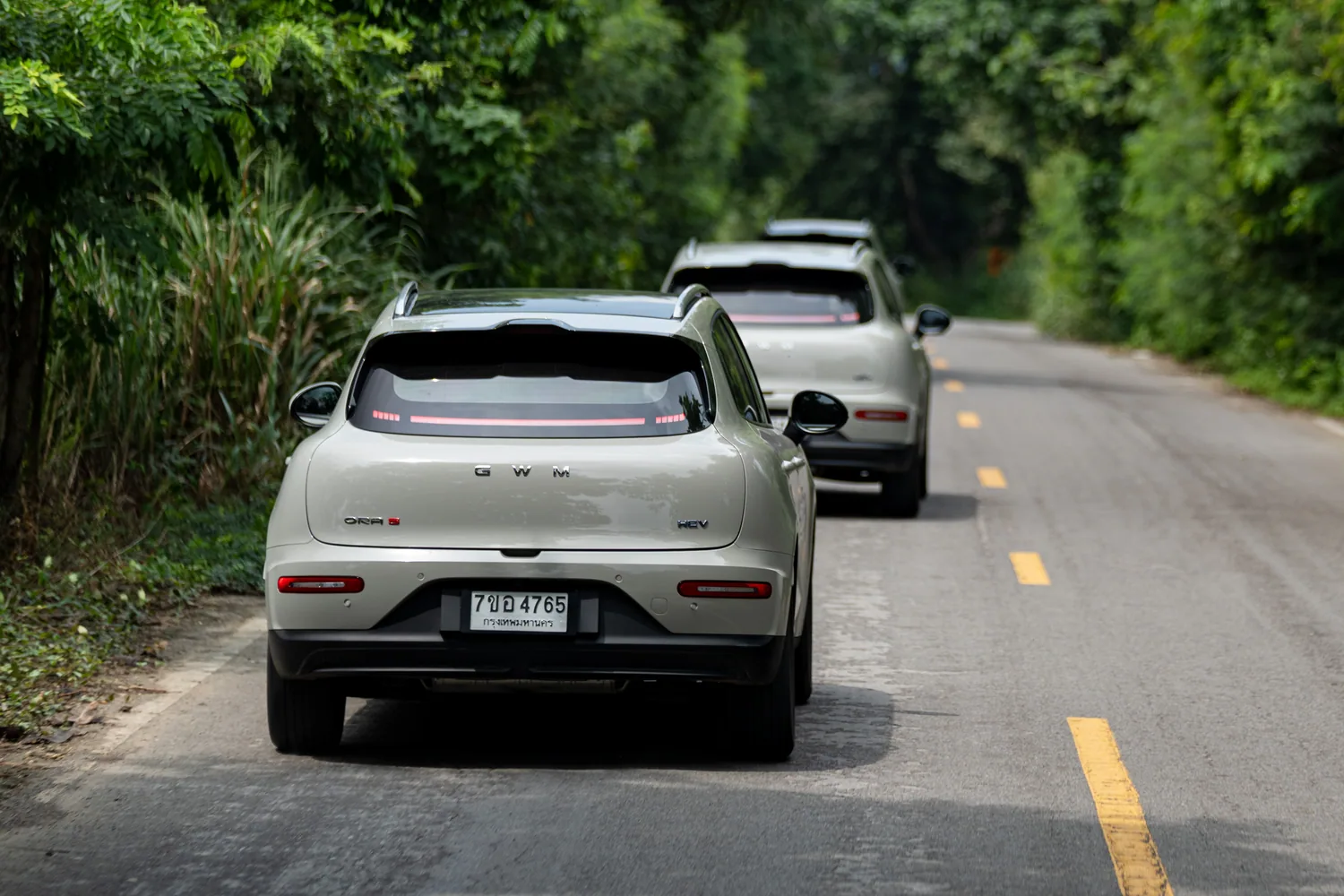 ด้านหลังรถ GWM ORA 5 HEV