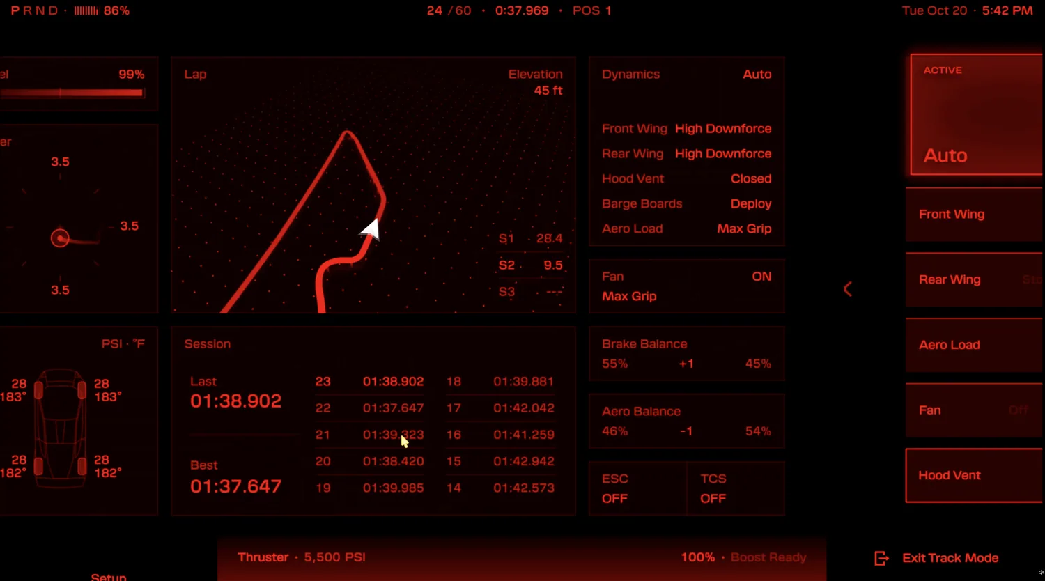 เผยโฉม UI ใหม่ Tesla Roadster สไตล์เรโทรยุค 80 อัดแน่นฟังก์ชันสนามแข่งและโหมดไอพ่น!