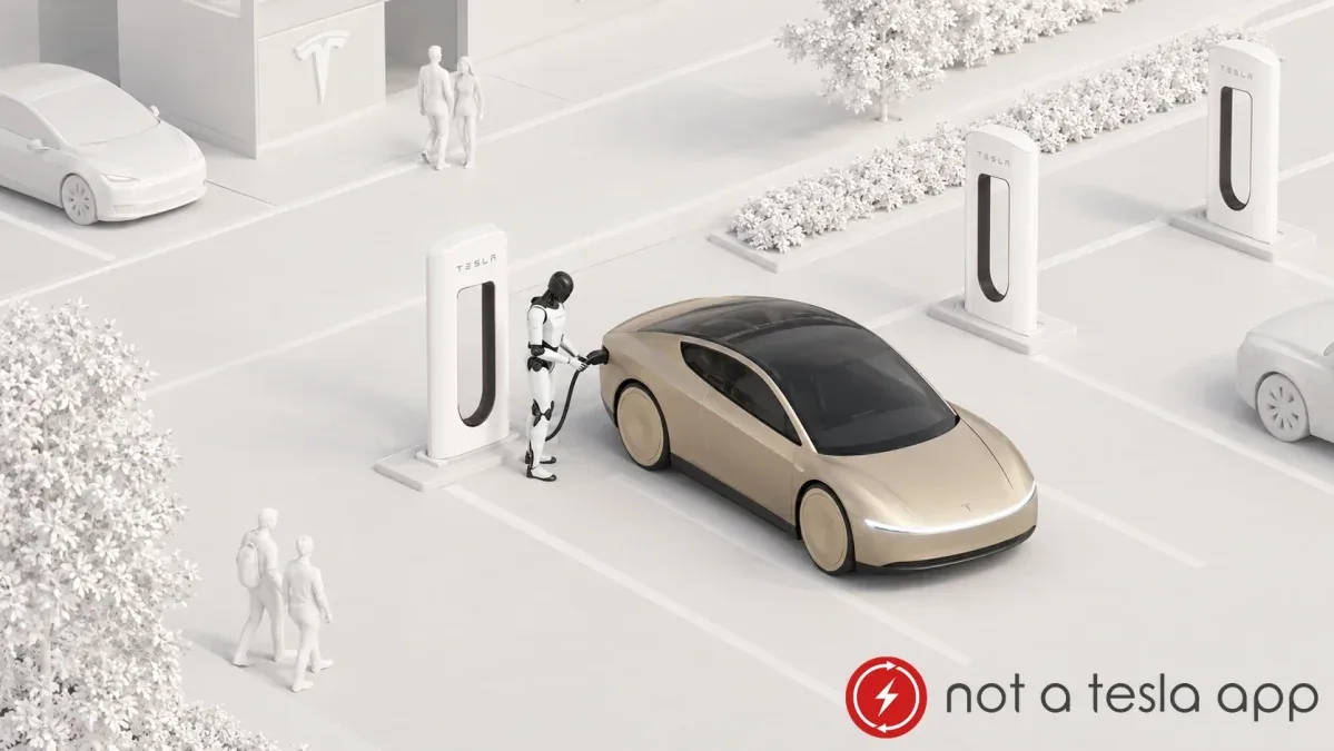 Tesla เตรียมส่งหุ่นยนต์ Optimus เสียบสายชาร์จ Robotaxi ระหว่างรอระบบไร้สายสมบูรณ์แบบ!